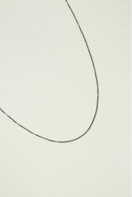 Colar Veneziana Ródio Branco