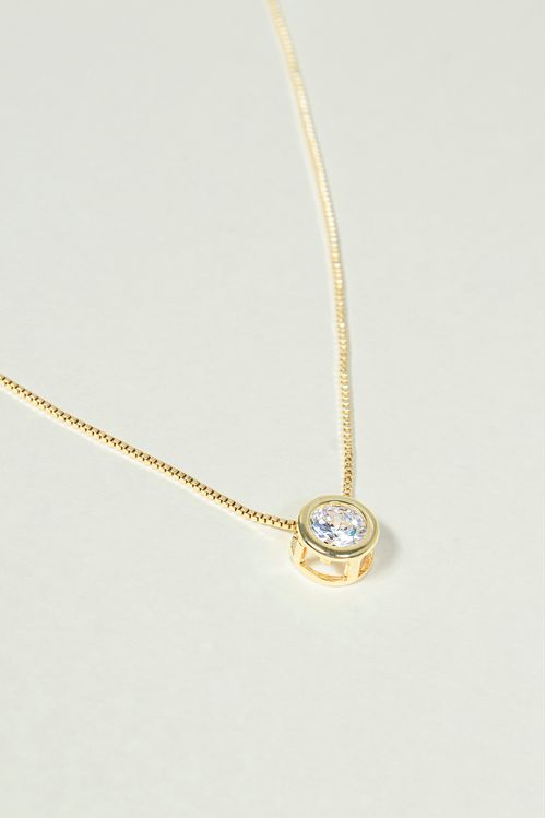 Colar Com Ponto De Luz