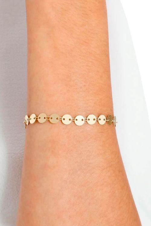 Pulseira Plaquinhas Lisas