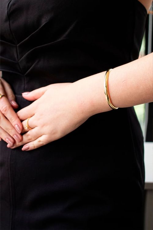 Bracelete Rígido Abaulado