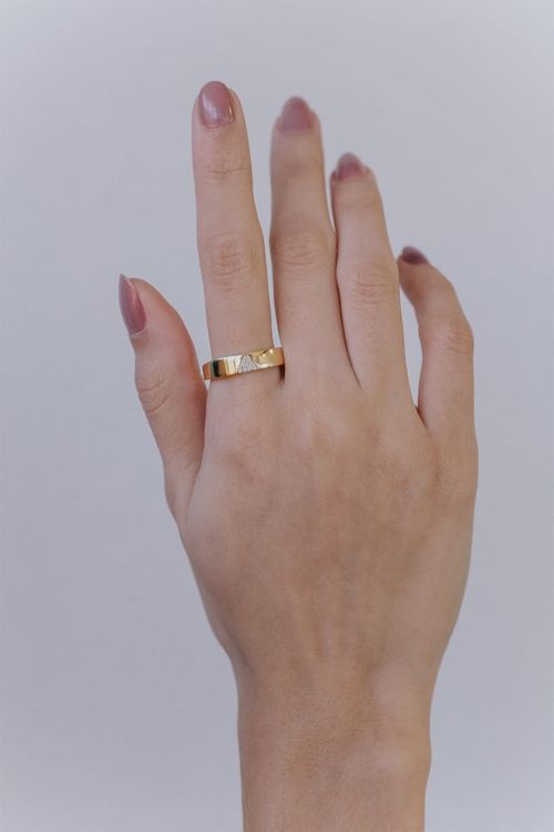 Anel Liso e Zircônias