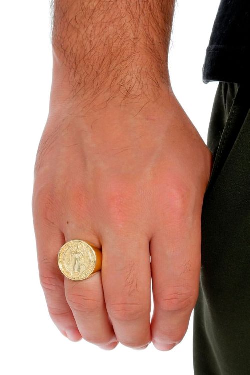 Anel Medalha São Bento G