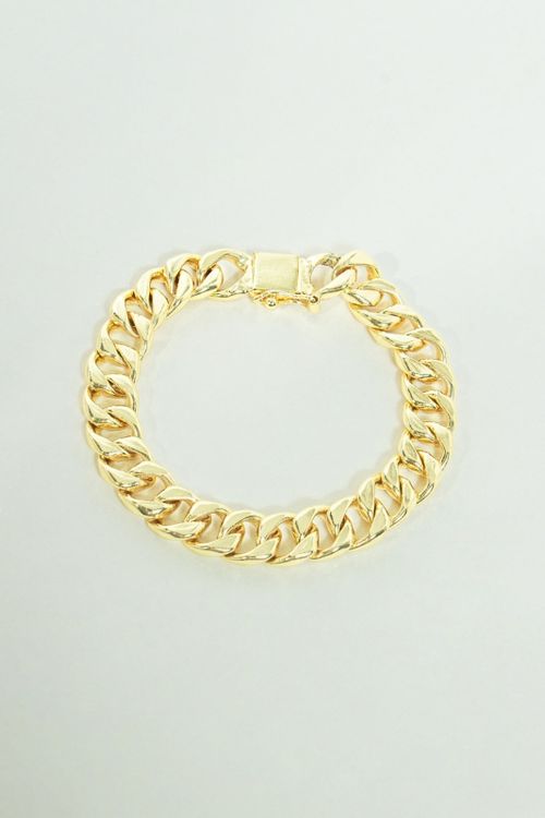 Pulseira Elo Duplo 8Mm Fecho Gaveta Tamanho