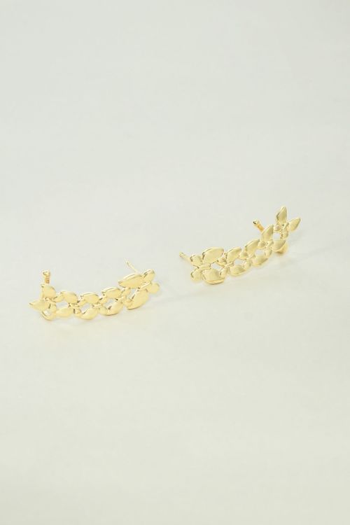 Brinco Ear Cuff Borboletas