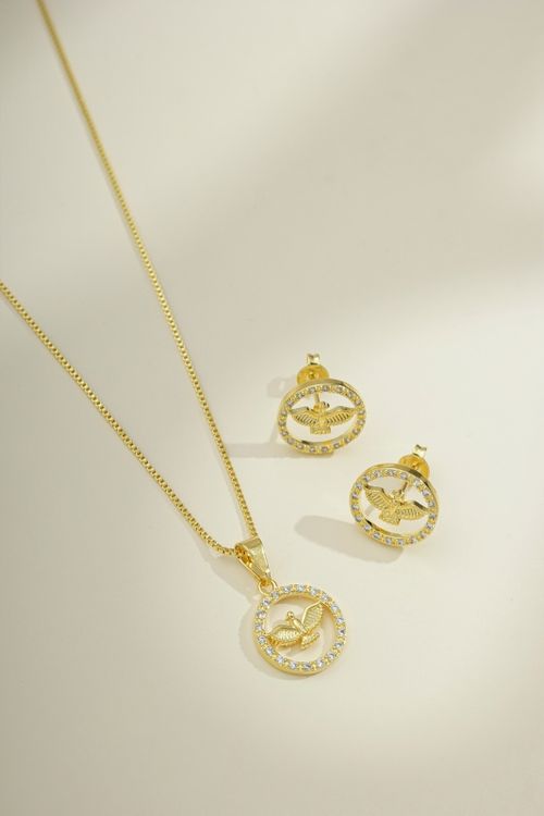 Conjunto Colar E Brinco Espírito Santo