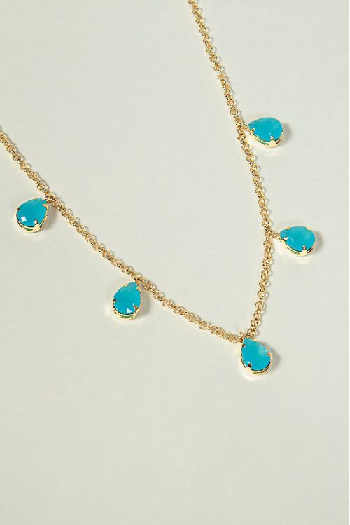 Choker Gotas Azuis