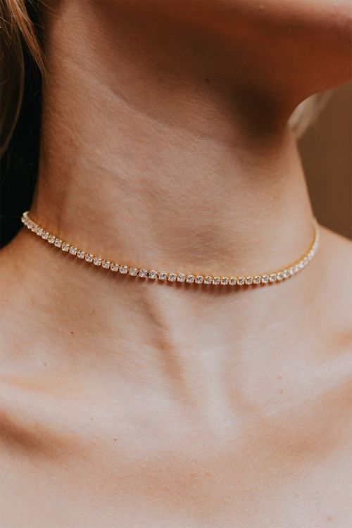 Choker Riviera de Zircônia