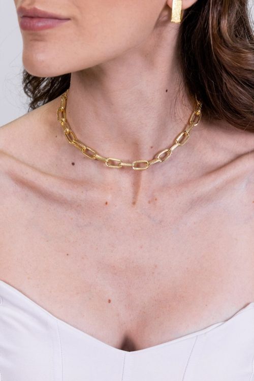 Choker Cartier Texturizada