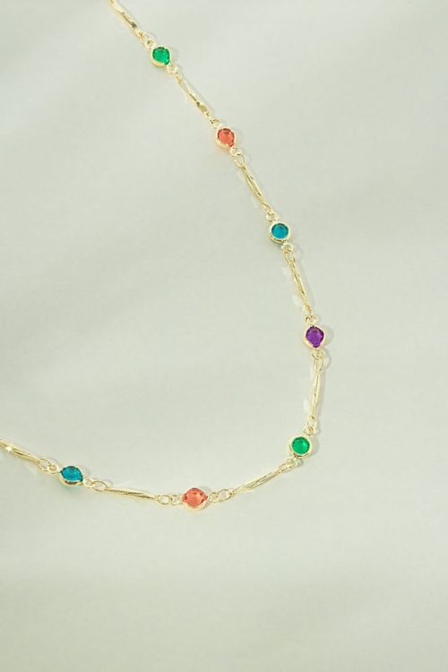 Choker Com Zircônias Coloridas