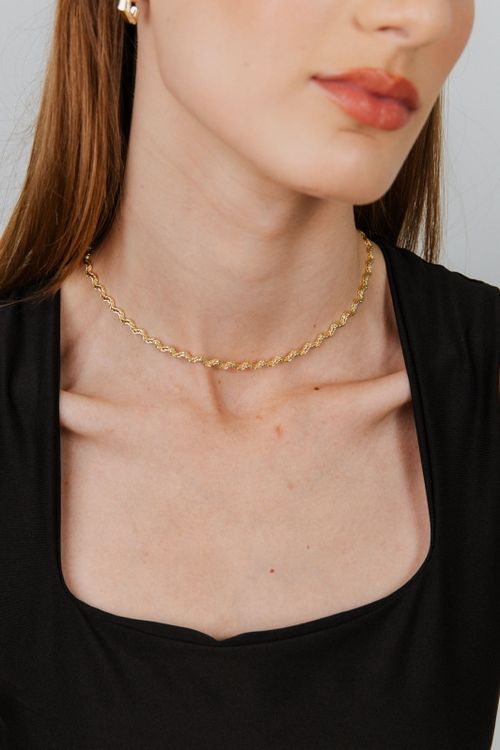Choker Entrelaçada
