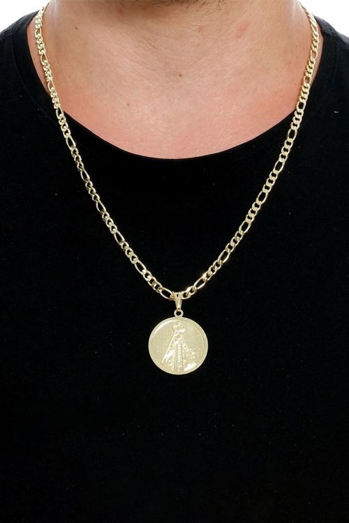 Corrente 3x1 Com Pingente Nossa Senhora