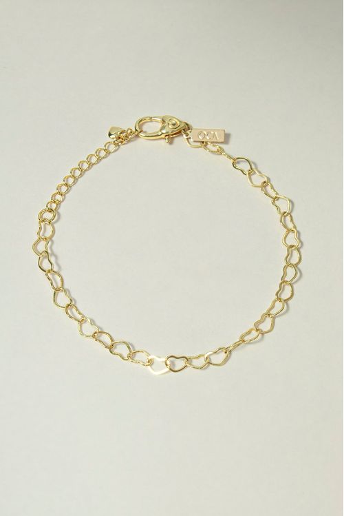 Pulseira Elos Coração Com Extensor