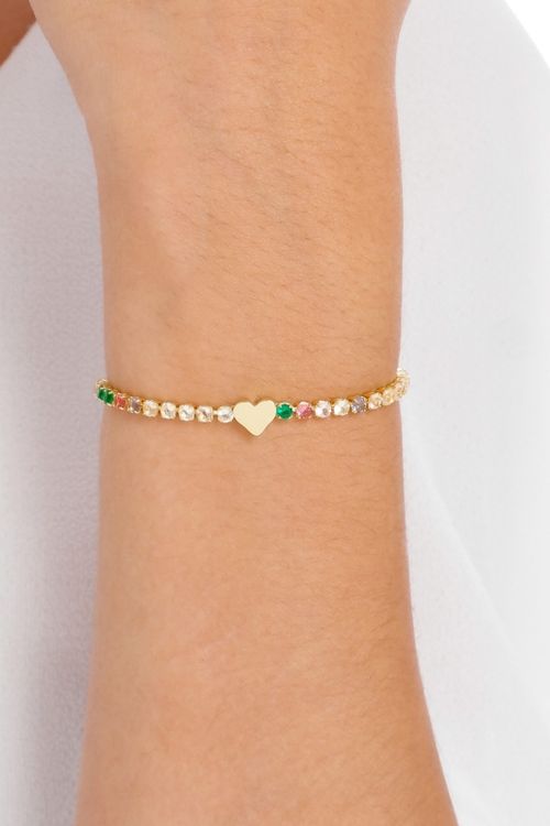 Pulseira Riveira Pedras Colorsde Zircônia