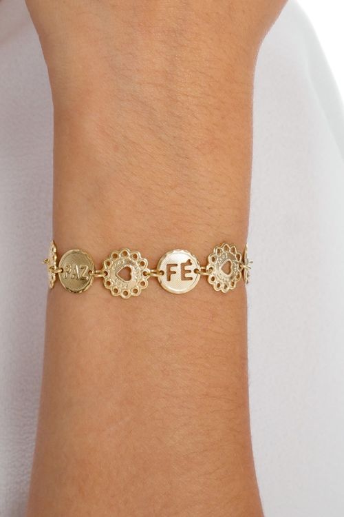 Pulseira Fé, Love E Paz