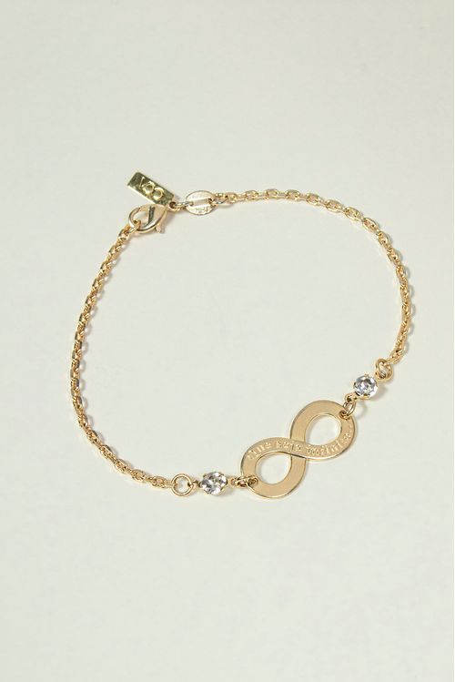 Pulseira Infinito com Ponto de Luz