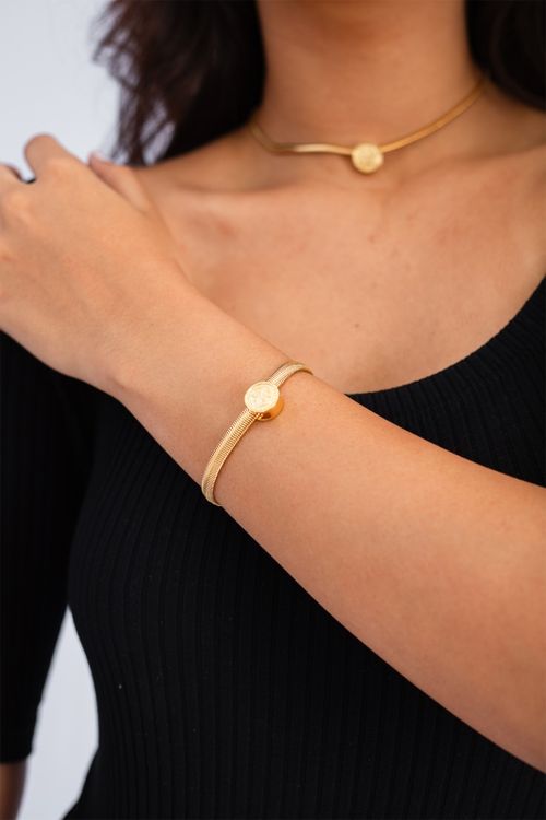 Pulseira Com Medalha De São Bento