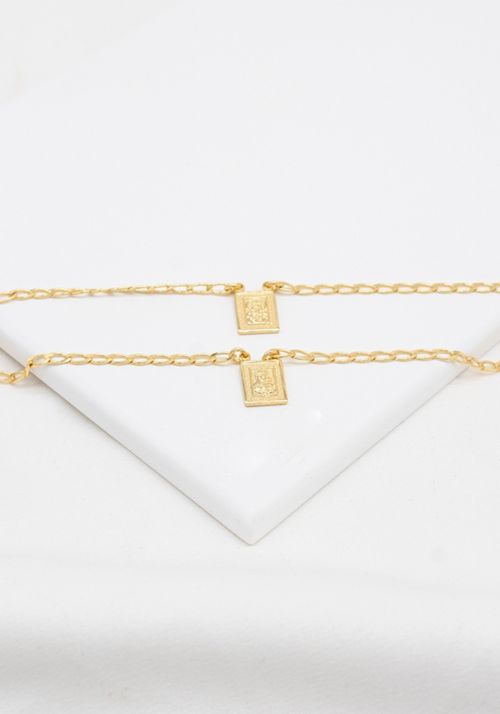 Pulseira Escapulário Nossa Senhora E Sagrado Coração De Jesus