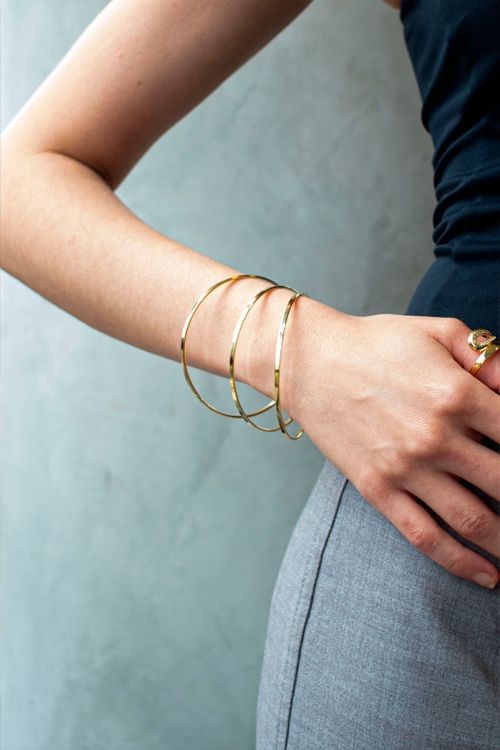 Bracelete Triplo Lisos