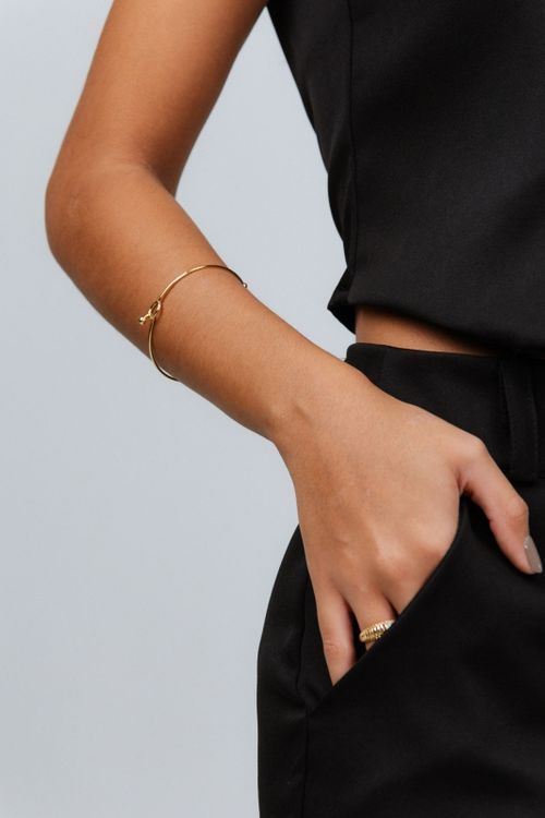 Bracelete Liso Esferas