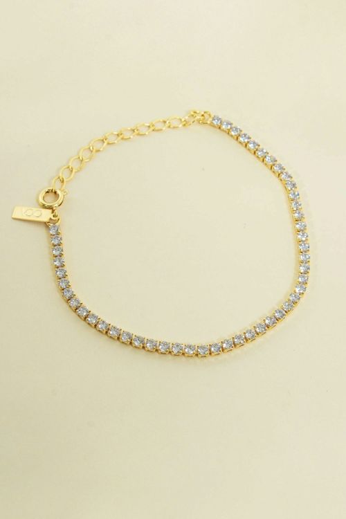 Pulseira Riviera Zircônia Cristal
