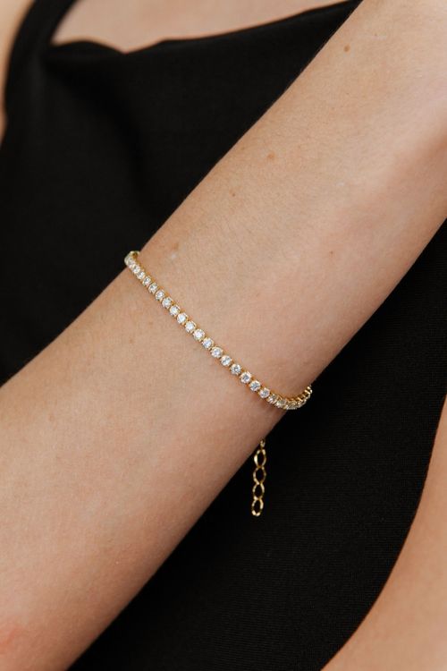 Pulseira Riviera Zircônia Cristal