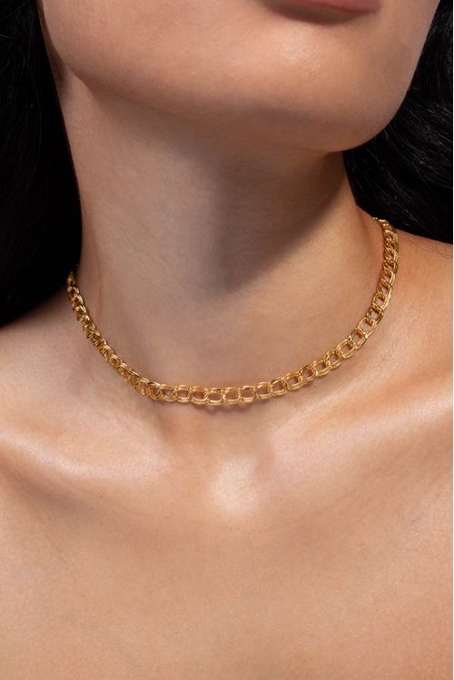 Choker Elos Texturizados
