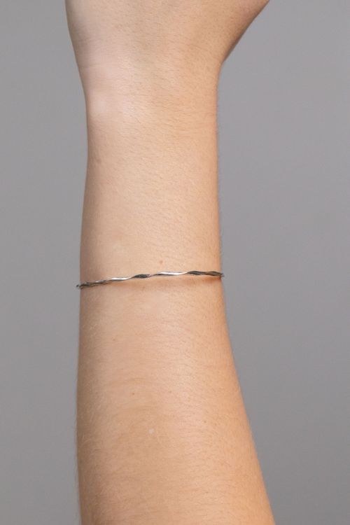 Bracelete Trançado Prata 925