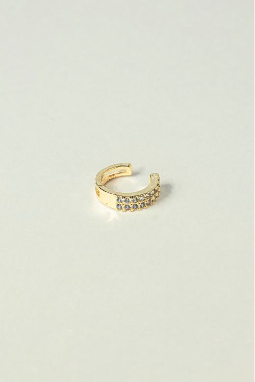 Piercing Fake Cravejado Zircônias Cristal
