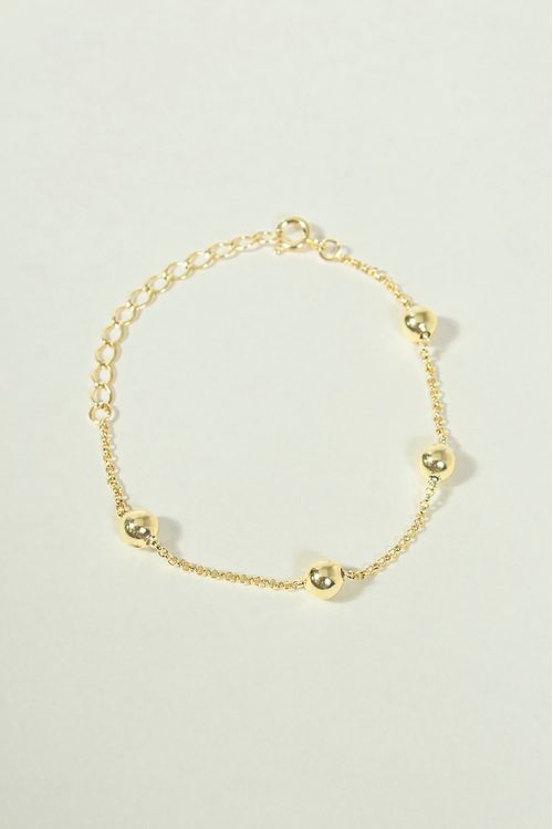 Pulseira Com Esferas Lisas