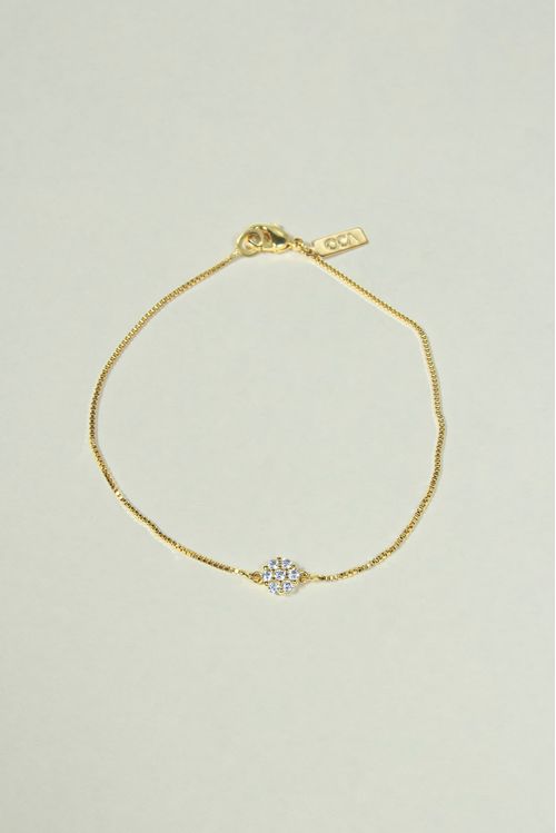 Pulseira Cravejada Com Zircônia