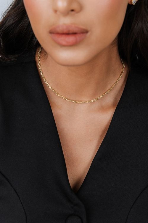 Choker Elos Duplo Torcido