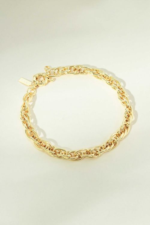 Pulseira Elos Duplos Com Fecho Bóia