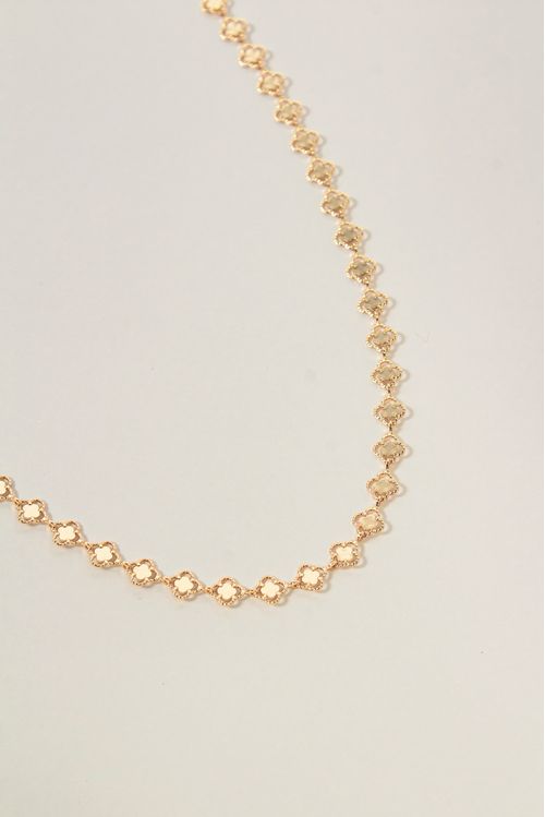 Choker Trevos Duplos