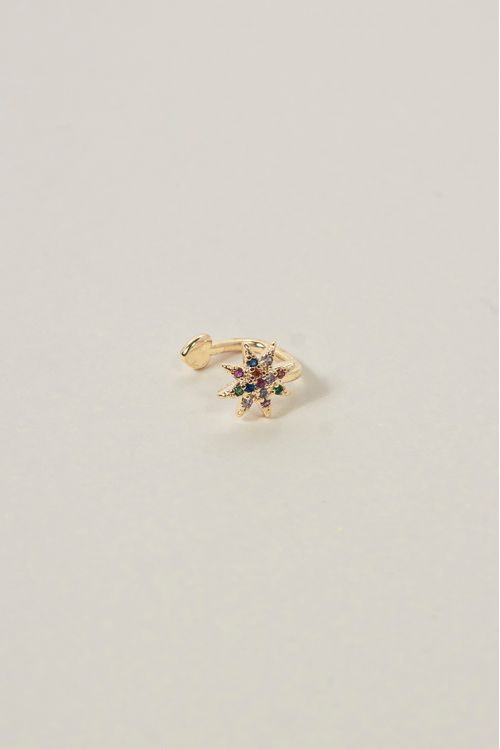 Piercing Fake Estrela Colorida