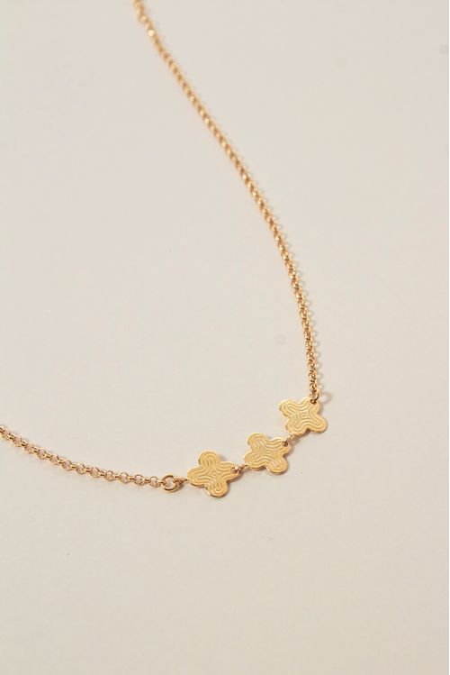 Choker Trevos Com Detalhes