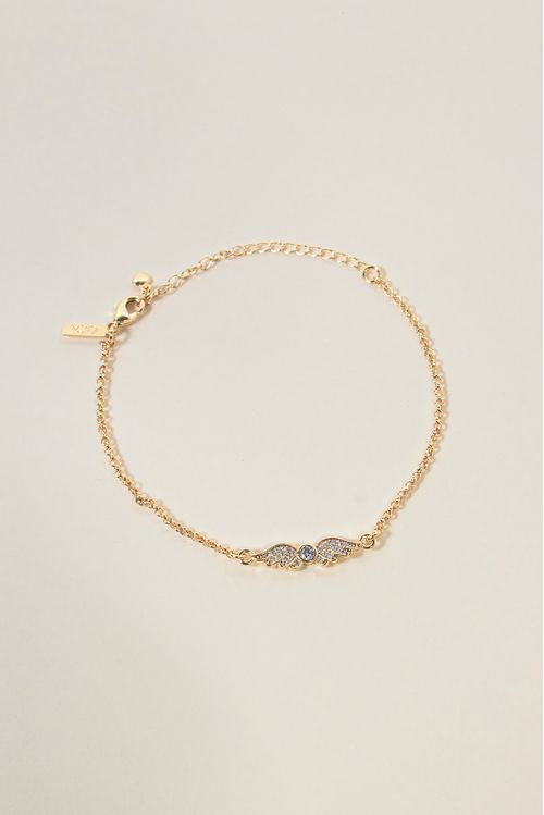 Pulseria Asas Cravejadas