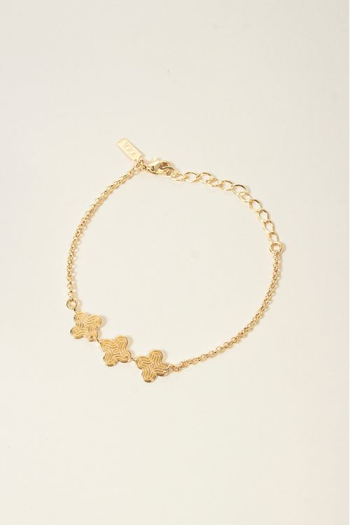 Pulseira Trevos Com Detalhes