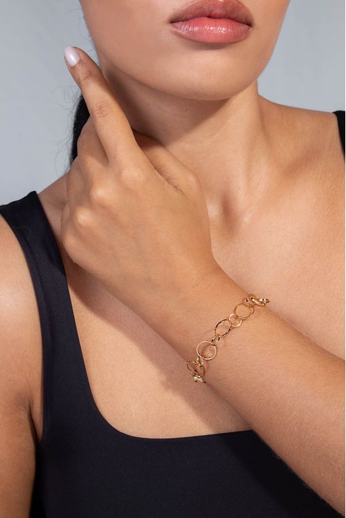 Pulseira Esferas Vazadas