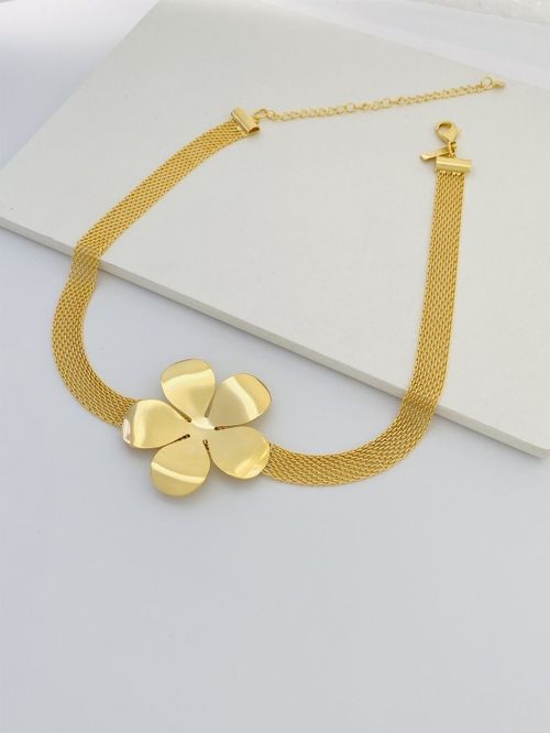 Choker Malha Flor