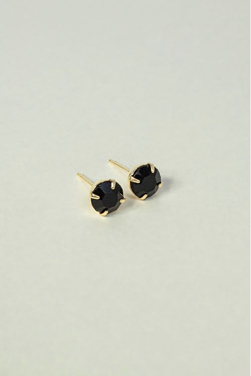Brinco Strass Preto Grande