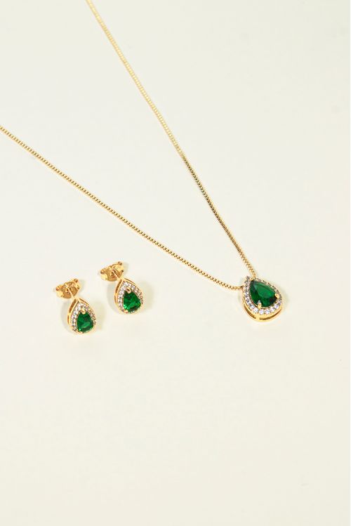Conjunto Gota Esmeralda