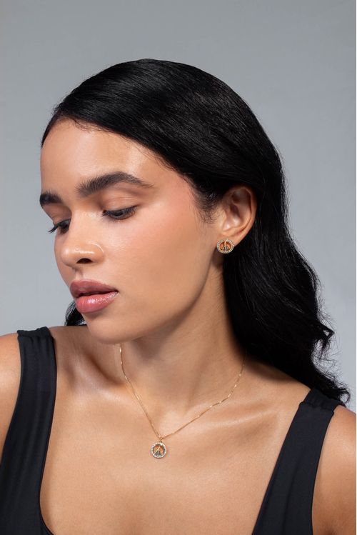 Conjunto Nossa Senhora Cravejado