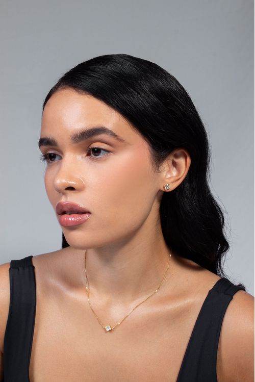 Conjunto Trevo Em Zircônias