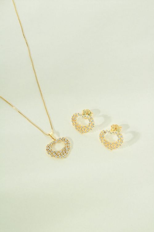 Conjunto Vazado Com Micro Zircônias
