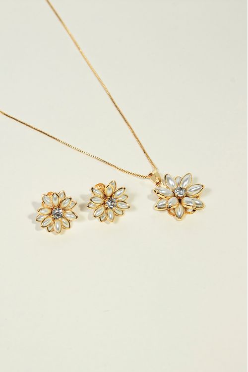 Conjunto Flor Madreperola