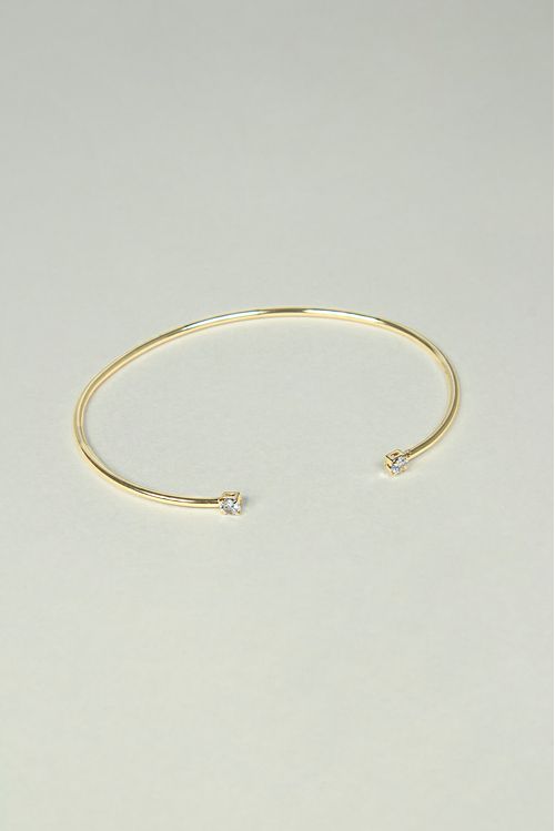 Bracelete Liso Com Ponto De Luz