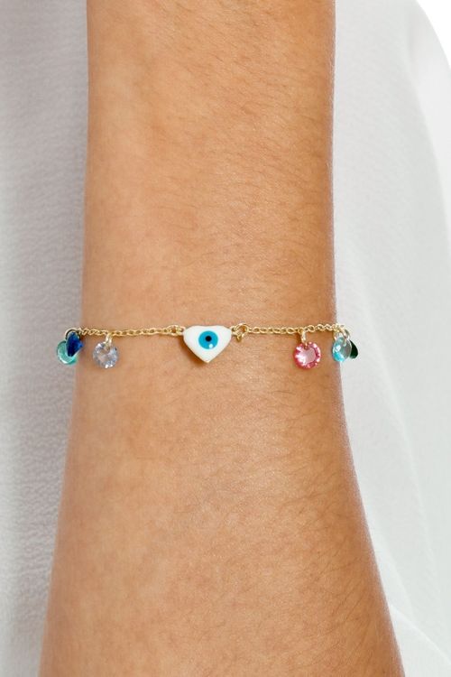 Pulseira Multicolor Com Olho Grego