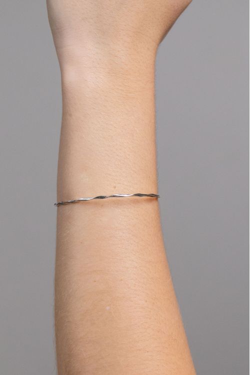Bracelete Trançado Prata 925