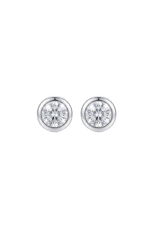 Brinco Ponto De Luz Prata 925