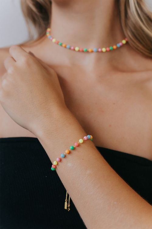 Pulseira Bolas Multicolor